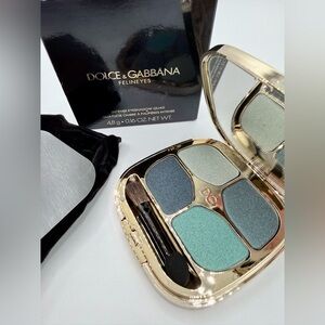 NEW Dolce & Gabbana Feline Eyes Quad Eyeshadows: 8 MEDITERRANEAN BLUE